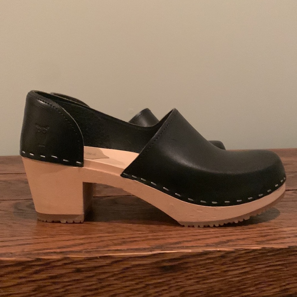 Sandgrens Brett Clog Black Veg 38